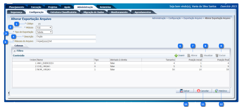 Arquivo:Administração - Configuração - ExportacaoArquivoEdit.png